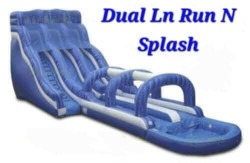 20 ft Dual Lane Water Slide (55ft Long)